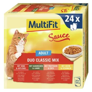 Multifit Adult Sauce Duo Classic Mix 24x100 g Preisknaller